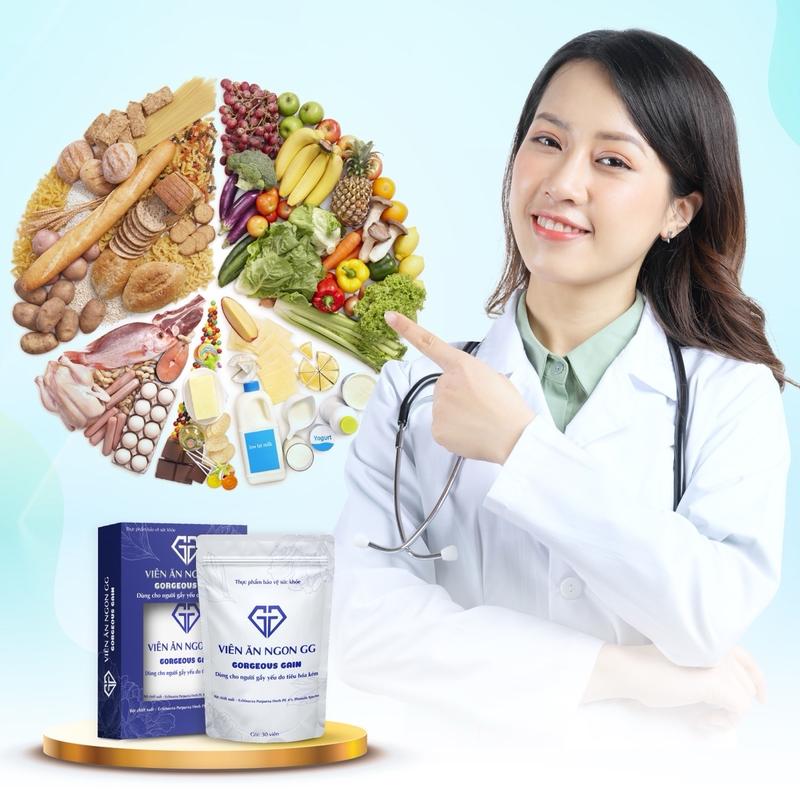 Viên Ăn Ngon GG hỗ trợ ăn ngon ngủ ngon và hấp thu tốt cho trẻ từ 12 tuổi và người lớn 8