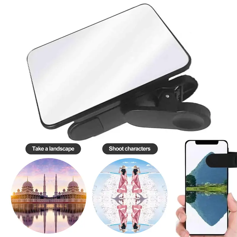 Universal Smartphone Camera Mirror Reflection Clip Compact Size ...