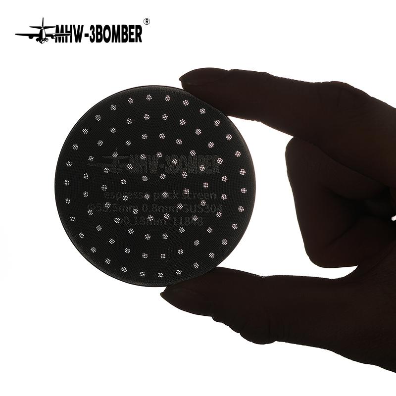Product Introduction of MHW-3BOMBER Espresso Puck Screen / Filter Screen แผ่นกระจายน้ำ ขนาด  51, 53 และ 58.5 mmสมอกำลังร้อน สมอเป็นแบบเดียวกัน ร้านค้าร้อน จัดส่งเฉพาะจุด จัดส่งกทม. 16