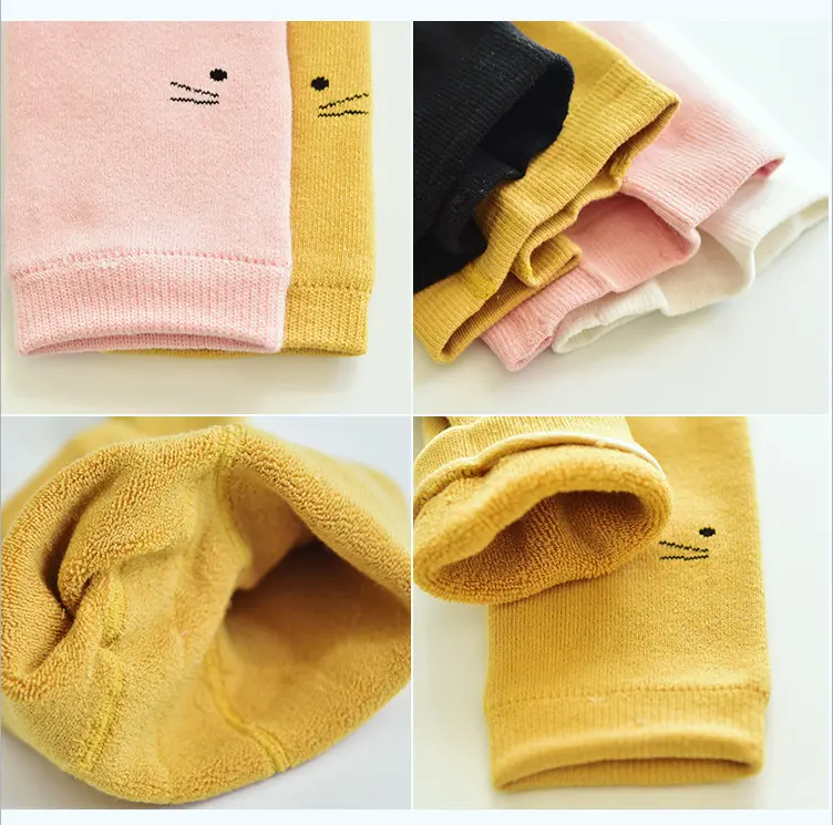Quần Tất Bé Gái, Quần Legging Len Xù HÌNH MÈO Dày Dặn Ấm Áp Cho Bé - SABOMART 4
