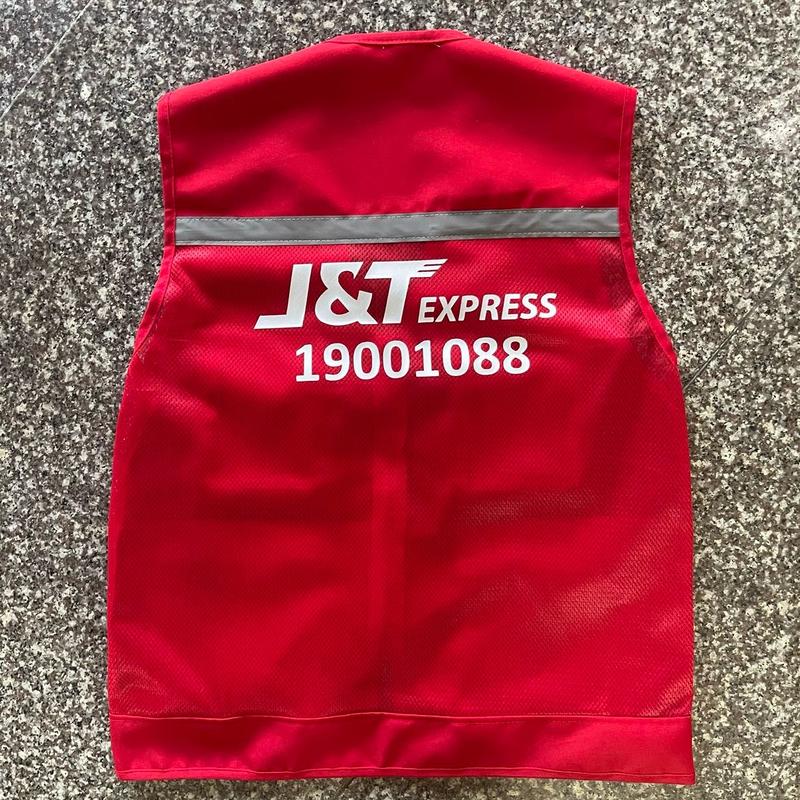 Áo khoác ghile JT express 4 túi vải kaki thoáng mát Nam Menswear