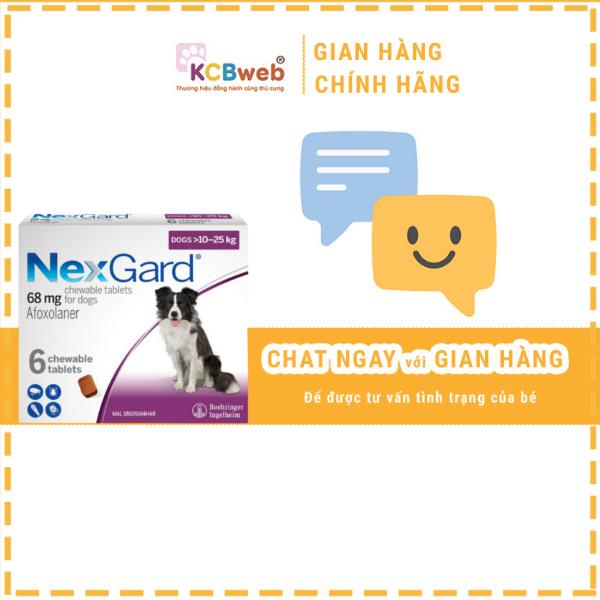 Viên nhai NEXGARD ve, rận, bọ nhảy, bọ chét dành cho chó 2