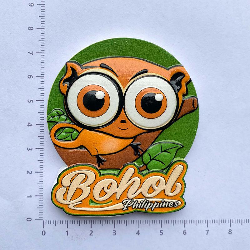 Product Introduction of Philippines Fridge Magnet 3D Stereo Eyepatch Monkey Magnetic Home Decor Gift Cultural Tourism Souvenir 1