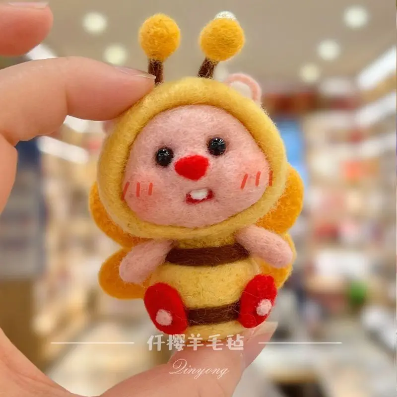 Thắt Lưng Len, Loopy, Thủ Công, Chất Liệu Heo Đất, Búp Bê Tự Làm, Đồ Trang Trí Chơi Thời Trang, Móc Chìa Khóa, Thích Hợp Làm Quà Tặng Cặp Đôi, Phát Hành Năm 2024 6