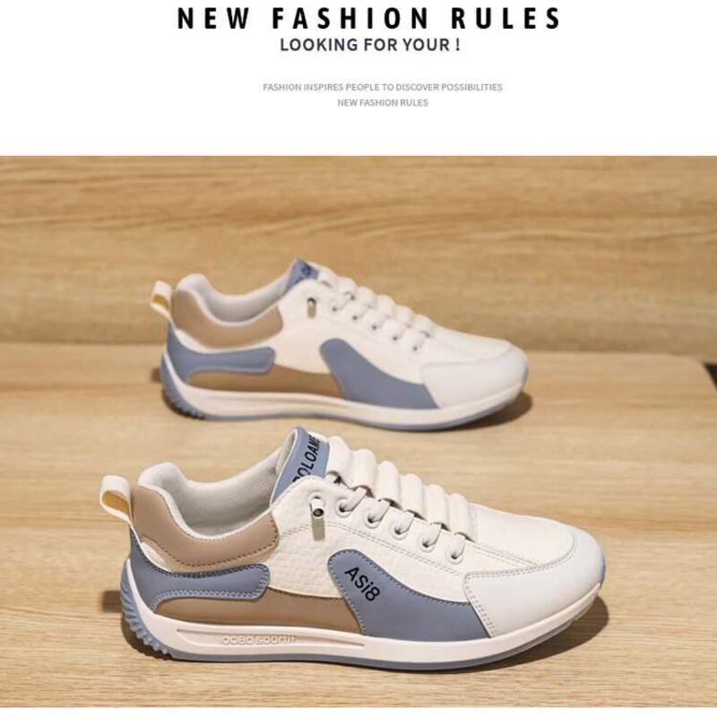 Product Introduction of Forrest Gump men's breathable odor proof in summer. suitable work leisure. They are small white board shoes, large size 46, can be used for sports and trendy shoes 19