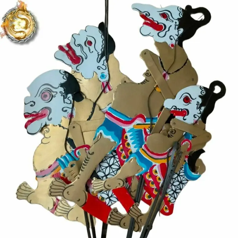 NAKIROHBUSINESS wayang kulit punokawan bahan kulit sapi asli 1