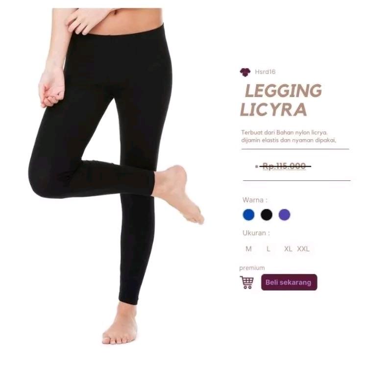 LICYRA LEGGING RENANG GYM FITNES YOGA HIGH WAIST PANJANG 5