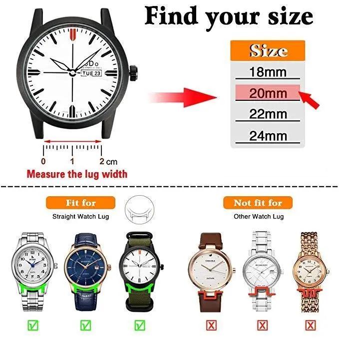 Product Introduction of 304 stainless steel watch band 16mm 18mm 2mm 22mm 24mm black silver replacement men's watch str quick relise 6