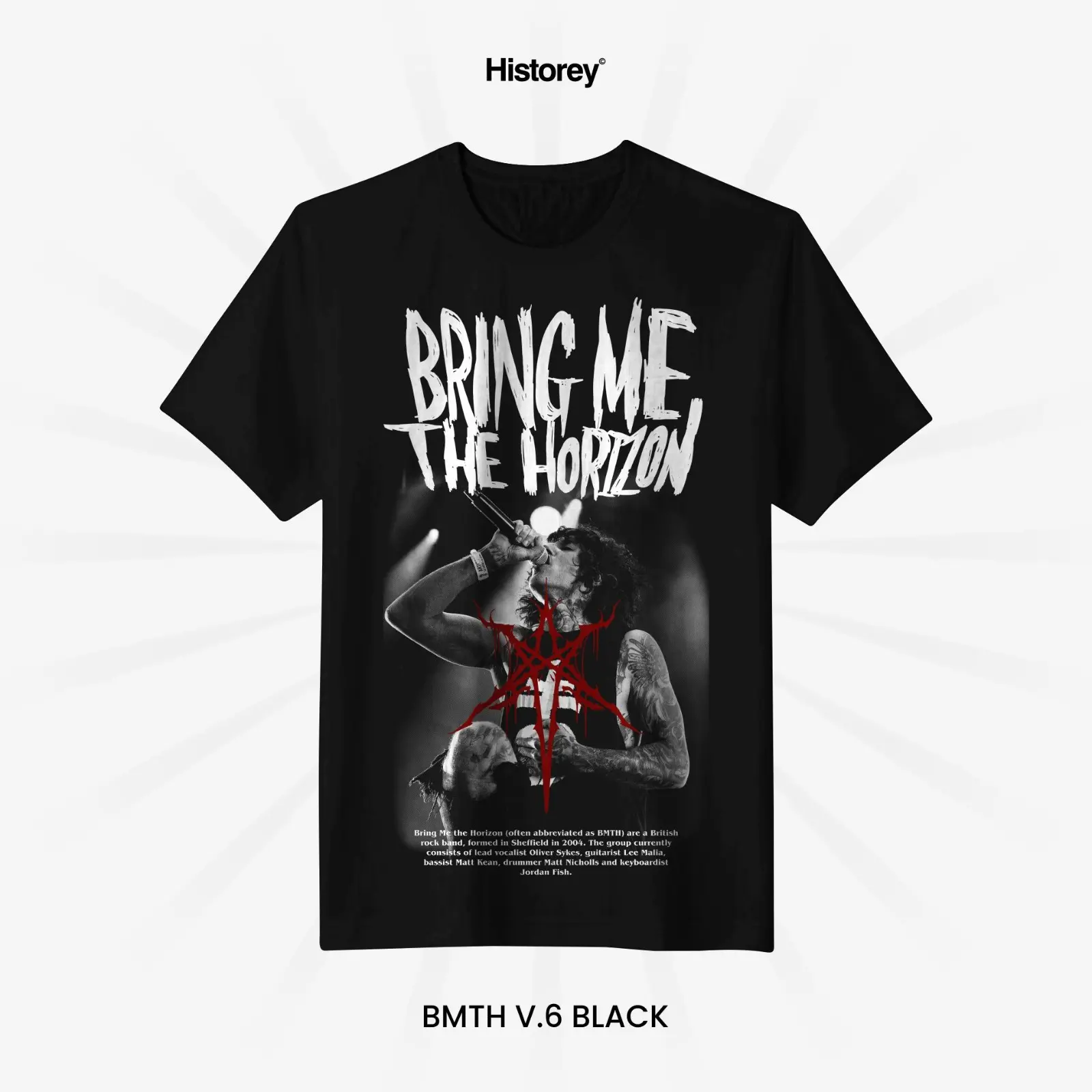 T-Shirt | Kaos Band | Bring Me The Horizon V.6 Cotton Combed 24s Premium Nyaman Simple Distro Pria Baju Katun
