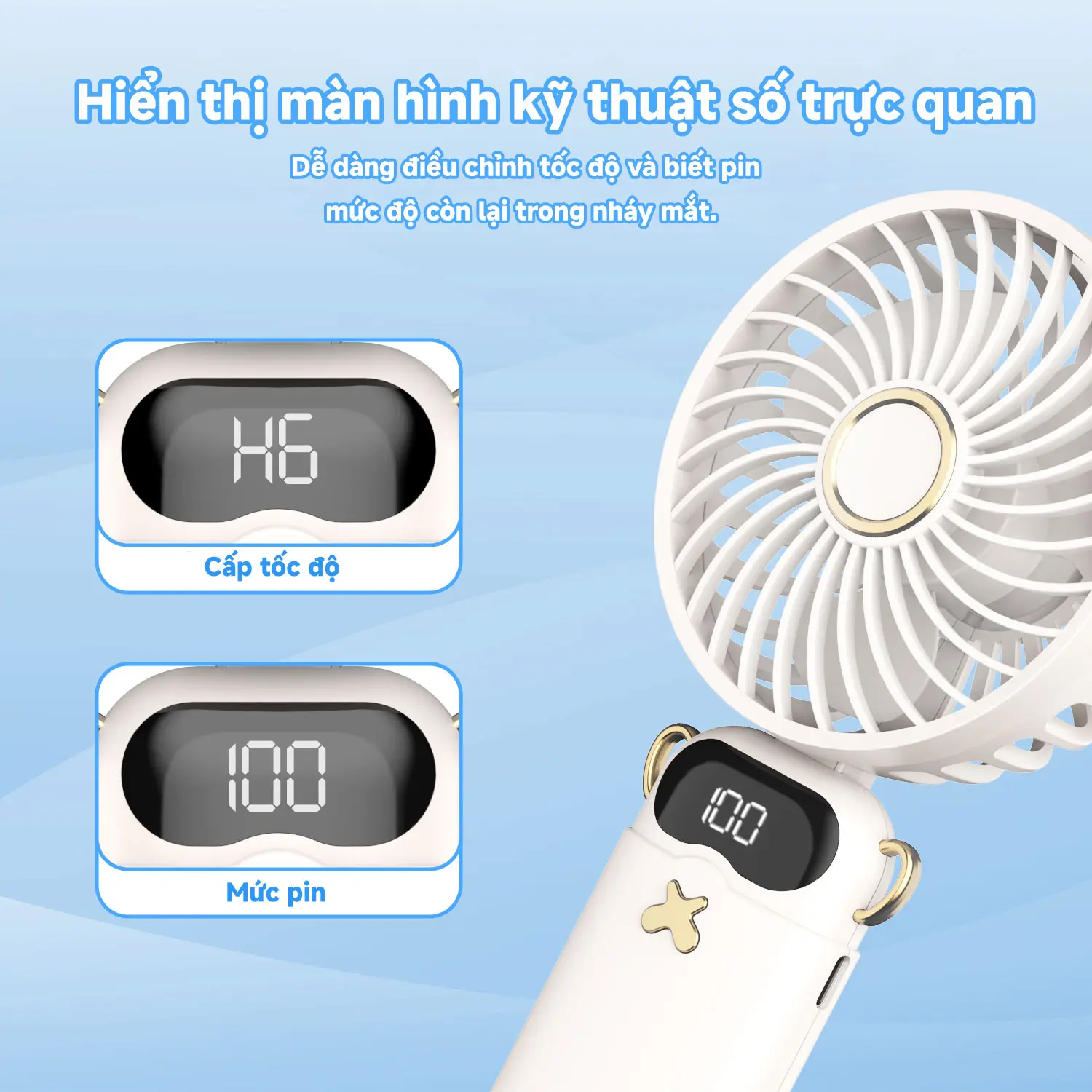 [GOOJODOQ] QUẠT CẦM TAY MINI 3 TRONG 1 SIÊU TIỆN LỢI Led Phụ Kiện Usb | BigBuy360 - bigbuy360.vn