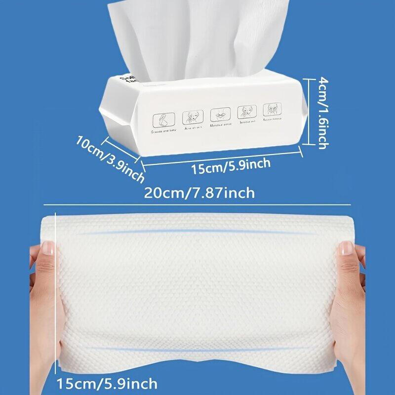 Product Introduction of 50pcs Disposable Face Towel Cotton Tissue Makeup Wipes Facial Cleanser Washcloth 12