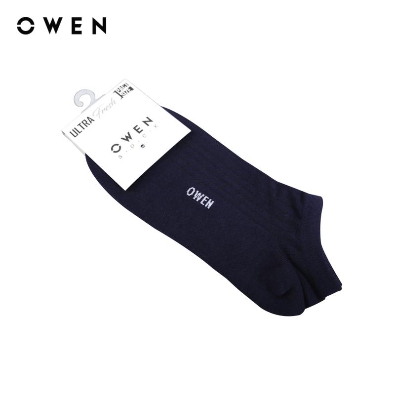  OWEN - Tất Nam Màu sắc Navy TA232521	Chất liệu 100% cotton Hoạ tiết Kẻ sọc Menswear 