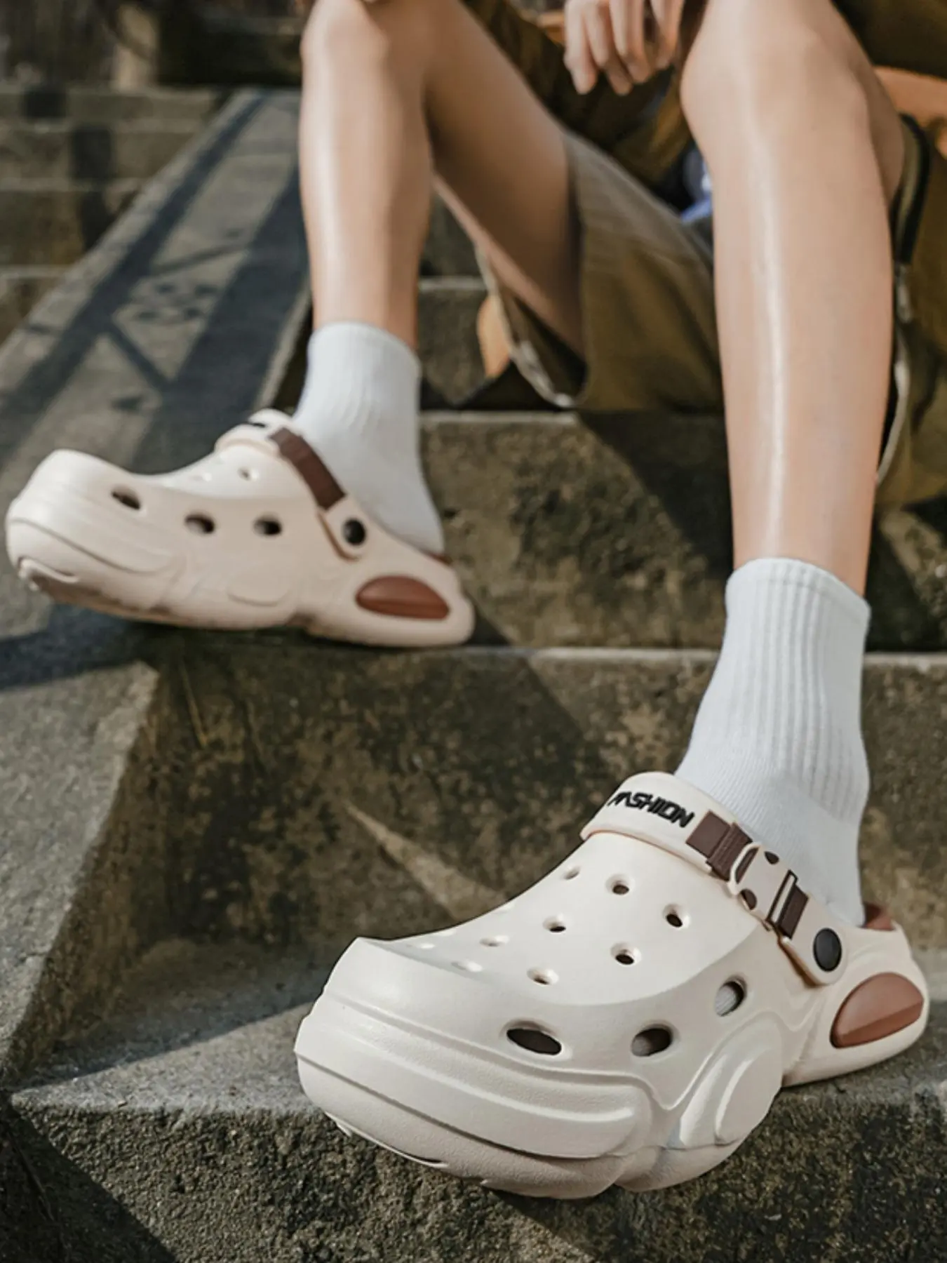Men's Casual Plain Color Slides, New Style Soft Comfortable Non-slip Slippers, Summer Beach Shower Slides for Indoor & Outdoor Wear, Boy