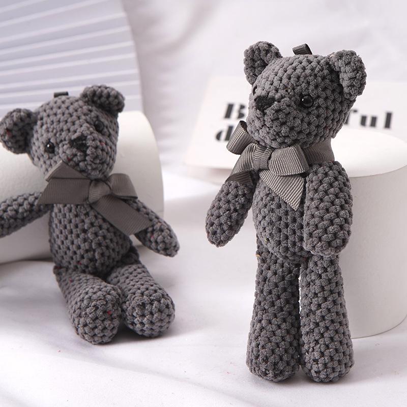 Product Introduction of Baby Bear Stuffed Plush Toys 15CM Plush Animals Cute Bag Key Pendant Children Dolls Birthday Gifts Wedding Party Decor 6