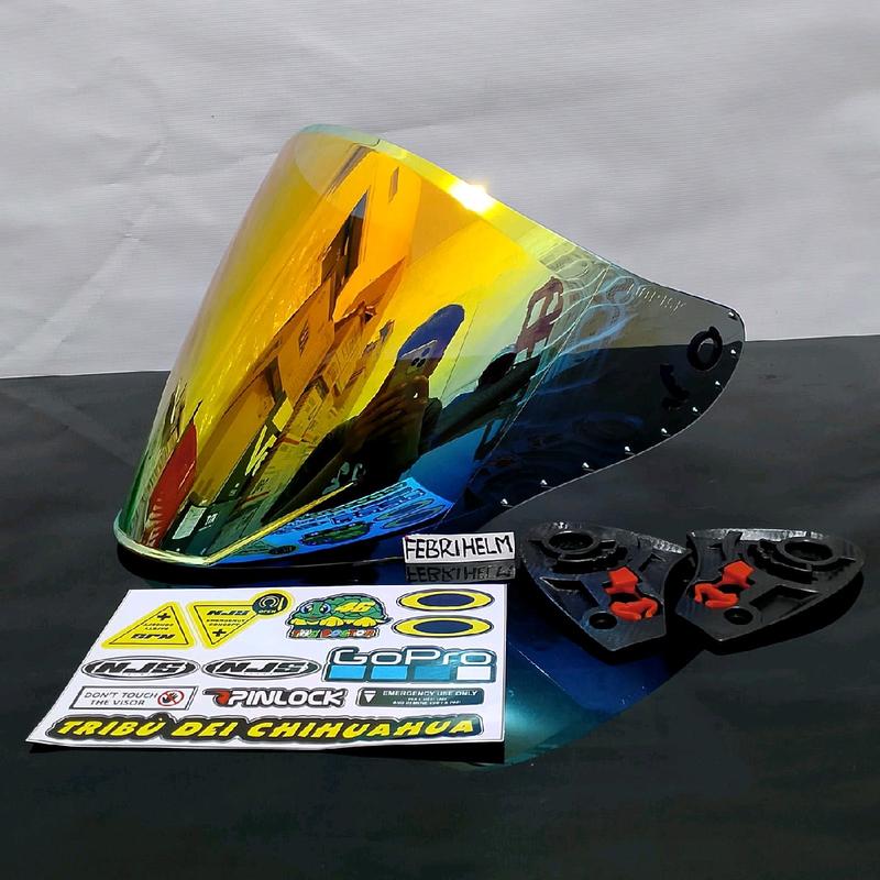 Kaca Visor Njs Kronoz Pnp Free stiker 1