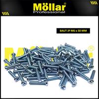 Gambar MOLLAR 93-123 Baut JP 6 x 30 Machine Screw 6x30 Obeng Plus - 100 pcs - 93-123 dari Mollar Kota Cirebon 2 Tokopedia