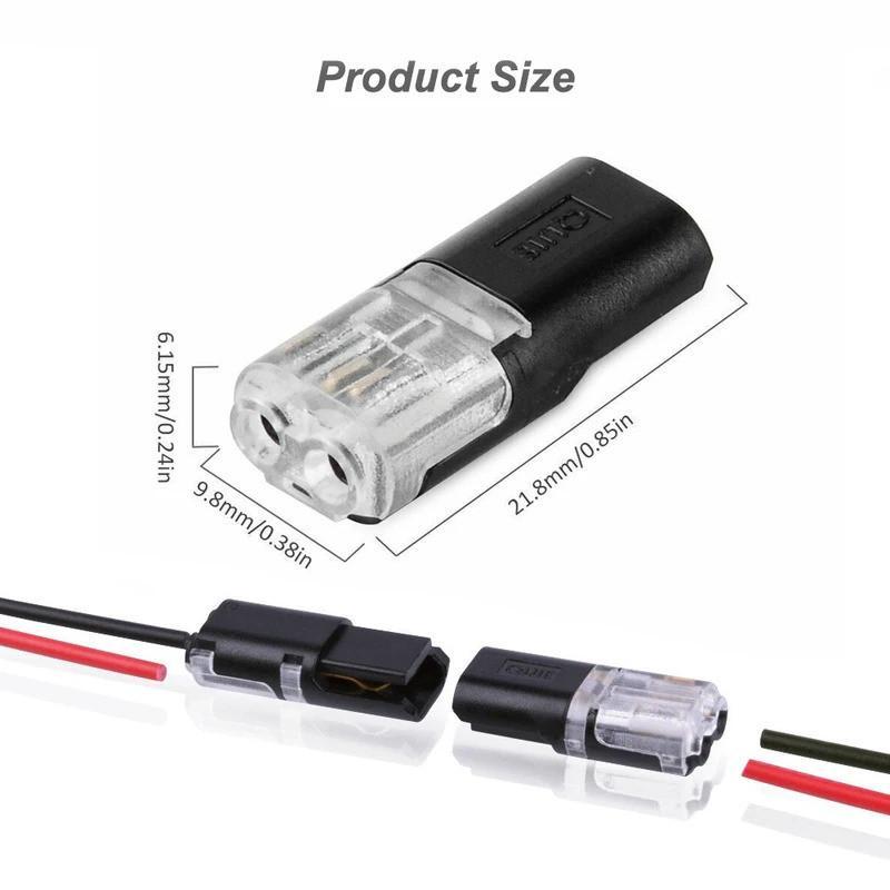 10/20/30Pcs Konektor Listrik Tahan Air 2 Pin Way Plug Kabel Mobil Konektor Listrik Otomotif Strip Terminal Koneksi 10/20/30Pcs Konektor Listrik Tahan Air 2 Pin Way Plug Kabel Mobil Konektor Listrik Otomotif Strip Terminal Koneksi