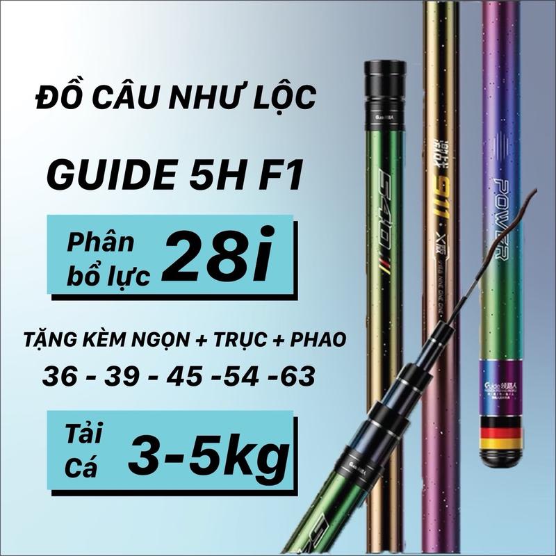 Ra Mắt Cần câu tay GUIDE 911 5H F1 7 màu titan tặng kèm ngọn trục phao Đồ Câu Như Lộc Đi Câu Fishing