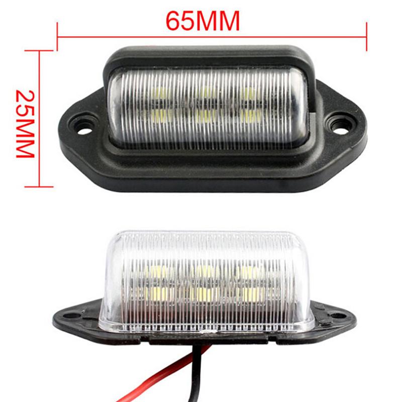 Product Introduction of Lampu Plat Lesen, Kalis Air Berkualiti Tinggi, 6 LED, 12V, Sesuai untuk Kereta, Bot, Lori, Treler, Lampu Langkah, 1 Keping 20