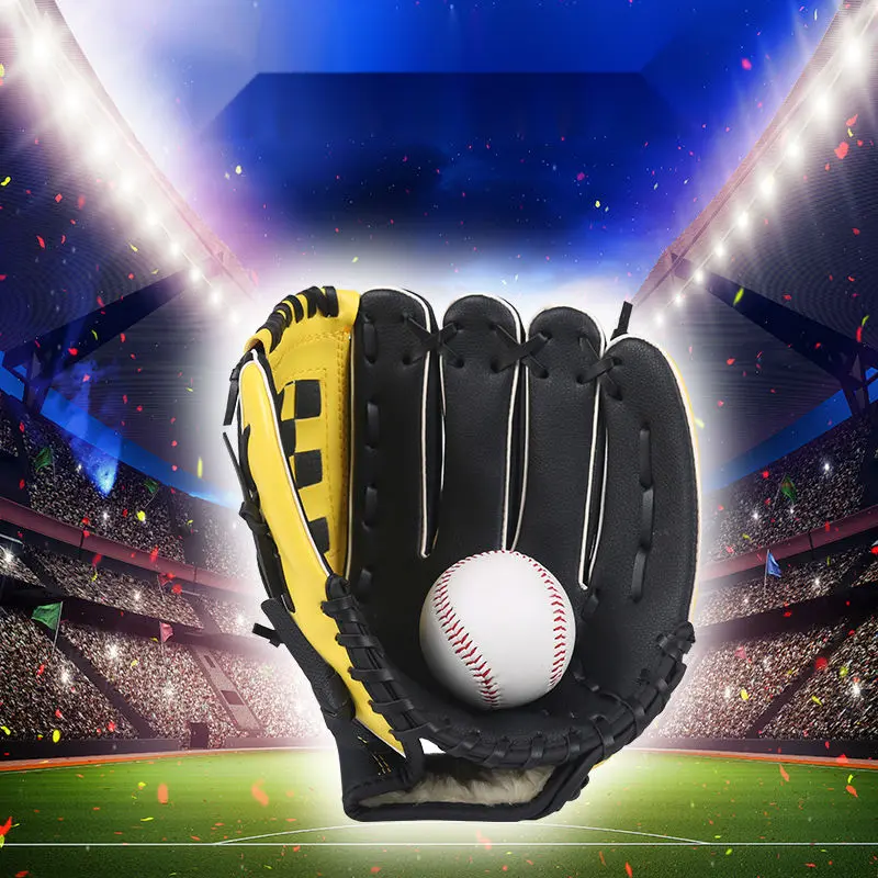 Zicen Baseball Gloves Strike Gloves Youth Children Throw Gloves Left and Right Hand Softball Gloves for Free Baseball