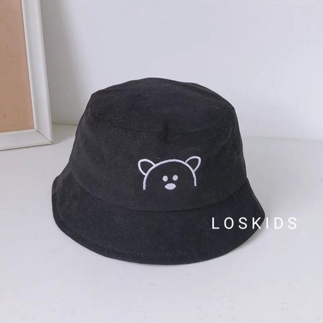 Product Introduction of TOPI ANAK BAYI 1 SAMPE 3 TAHUN TOPI BUCKET ANAK BERKUALITAS MOTIF BERUANG TERBARU Hitam Denim 2