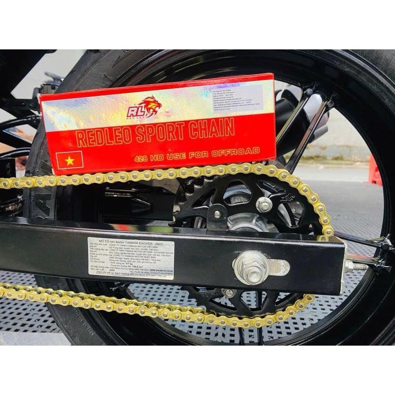 Nhông sên dĩa REDLEO sên thường Vàng 10li gắn WinnerV1V2V3, Ex135,150,155, Raider, Satria, Sonic