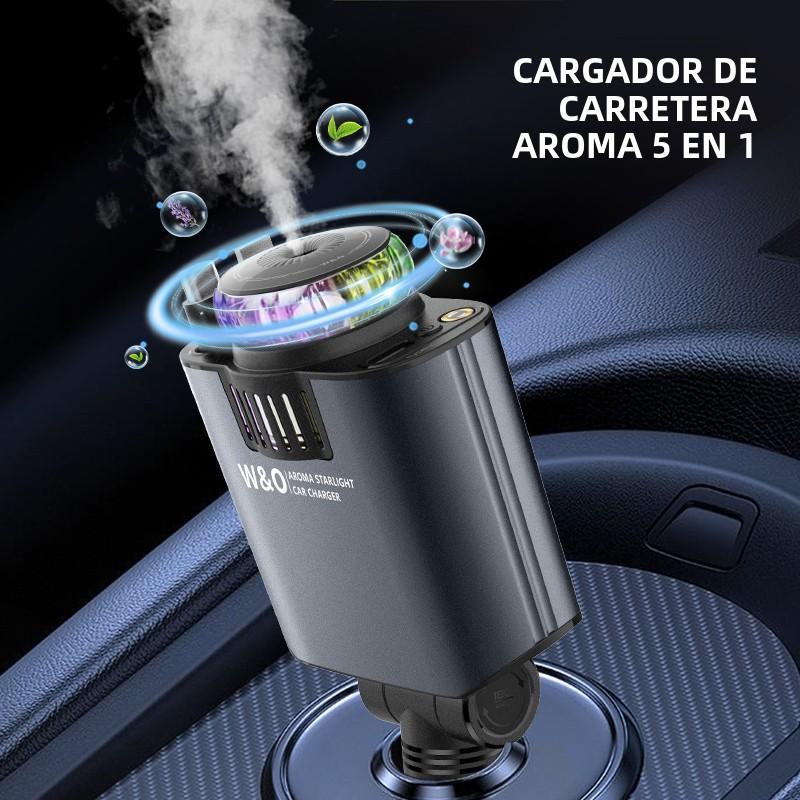 【Newest Upgraded Starlight 】 5-in-1 Retractable Car Charger red light ...