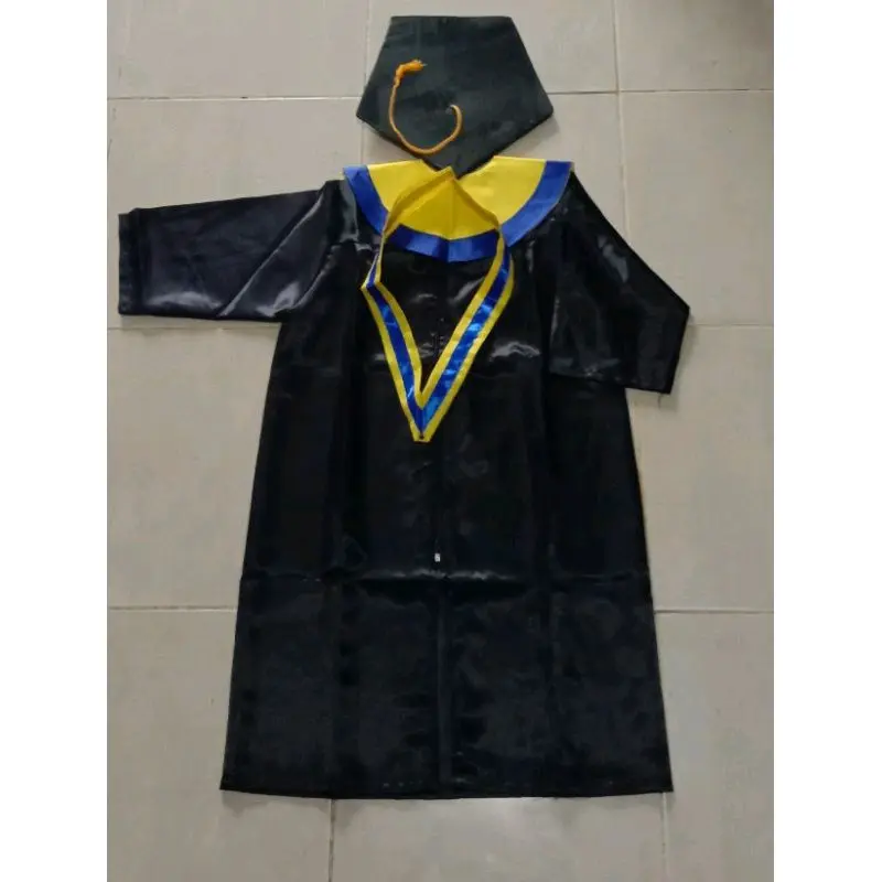 Toga Kuning list Biru
