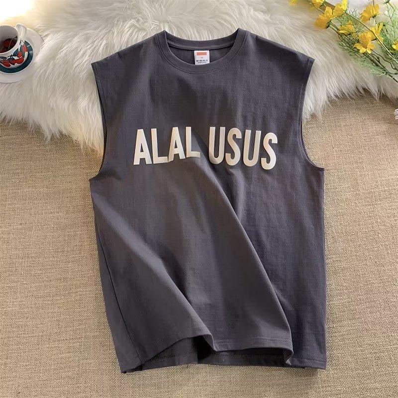 Product Introduction of Áo Vest Thể Thao, Dành Cho Nam Giới, Mùa Hè, Cotton Nguyên Chất, Thương Hiệu Hợp Xu Hướng Dáng Rộng, Thích Hợp Cho Hurdle Và Bóng Rổ, Áo Yếm Thể Dục, Áo Thun Không Tay 5