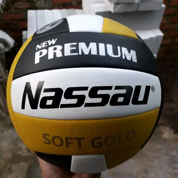 bola voli Nassau premium soft gold Ball Outdoor Volly 5
