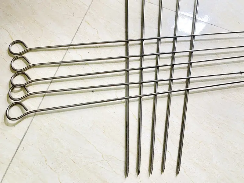 Que xiên nướng inox, nướng chả nướng hải sản, BBQ phục vụ tiệc nướng 6