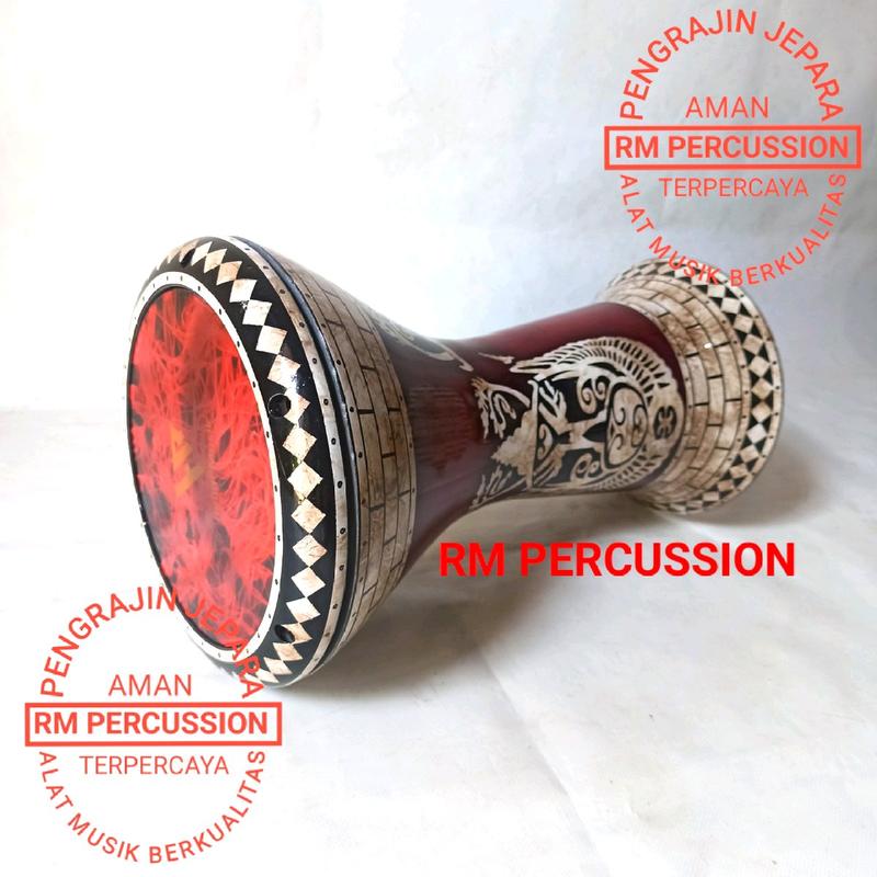 Darbuka 8 Inch Full Set Lengkap dengan Tas Busa dan Kunci L 4