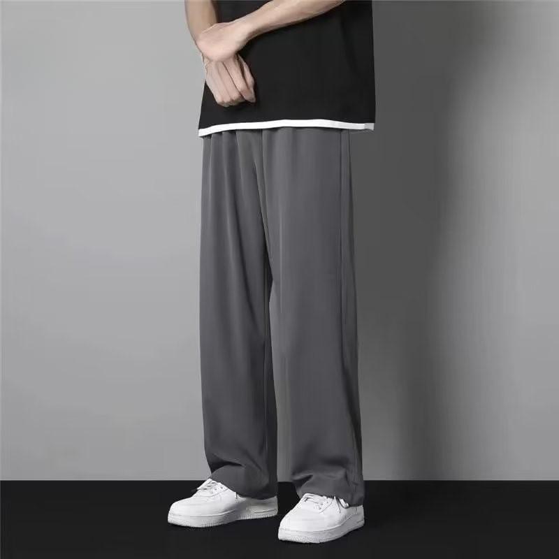 Chotoya men's trouser Korean baggy pants Taslan casual pants for men Menswear Lingerie Pocket Beige Plain Tropical 5