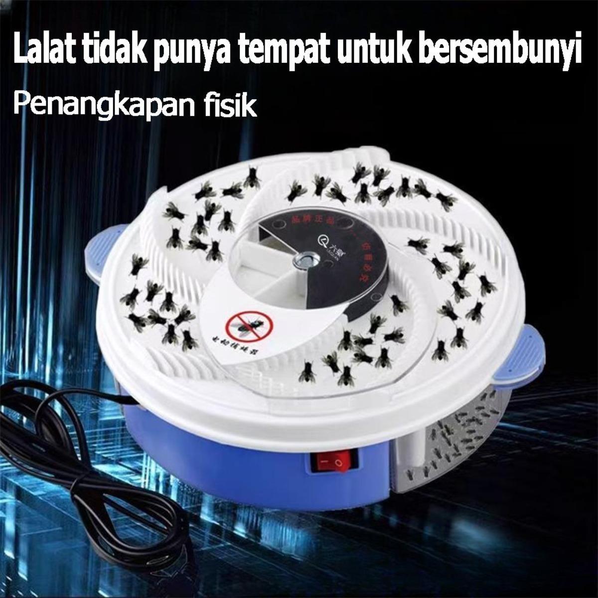 Perangkap lalat elektronik yang sepenuhnya otomatis, dapat diisi ulang/dikenakan, antarmuka standar AS, menangkap serangga terbang secara efisien, cocok untuk penggunaan di dalam dan luar ruangan, ramah lingkungan dan tidak beracun, wajib dimiliki untuk r