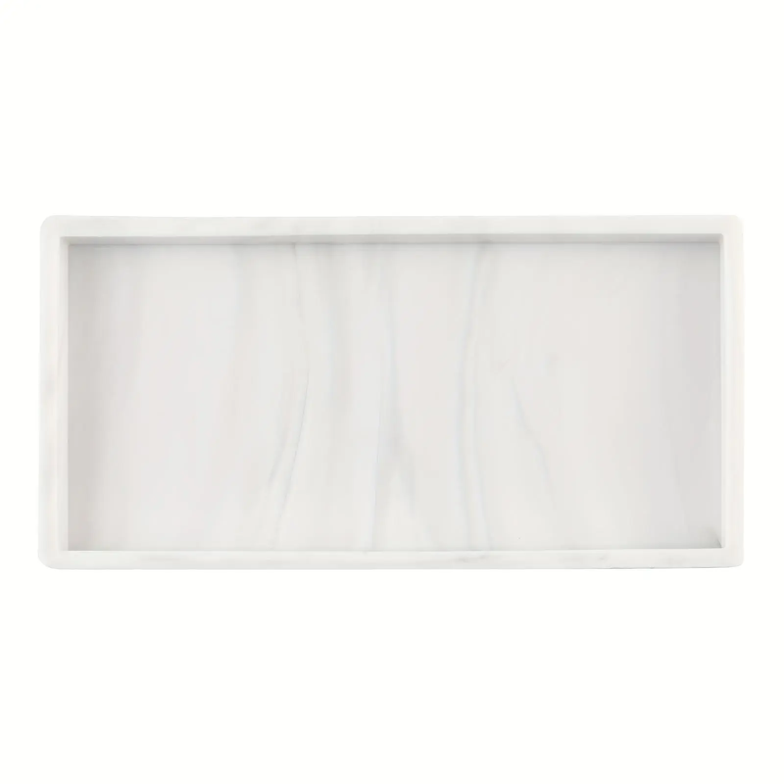 Silicone Bathroom Tray, 1 Count Multi-purpose Bathroom Storage Tray, Bathroom Organizer for Soap, Shampoo, Perfume, Jewelry, Racks