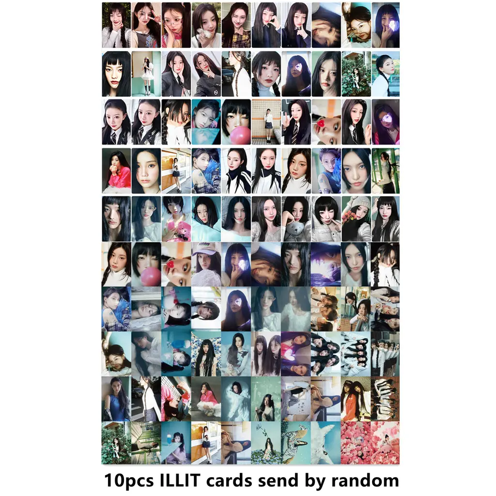 55pcs/box ILLIT BOMB Lomo Cards Do the Dance I'LL LIKE YOU