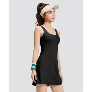 AMONI Dress Olahraga Jumsuit Rok Tennis Olahraga Gym Pilates Wanita ROK902 Ideal untuk Aktivitas Fisik dan Nyaman Bergerak