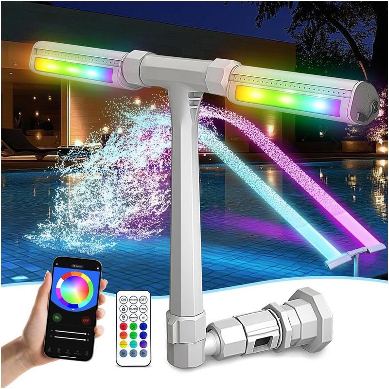 Pool Fountain for Inground and Above Ground Pools, Dual Spray ...
