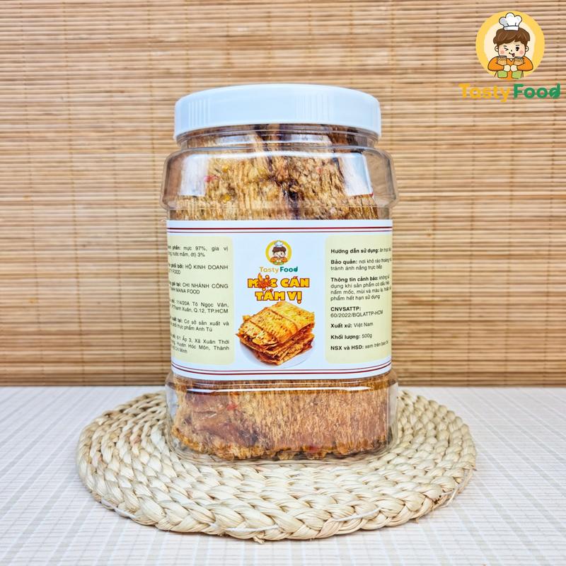 Mực Cán Gia Vị Cay Tasty Food | Hàng loại I 7