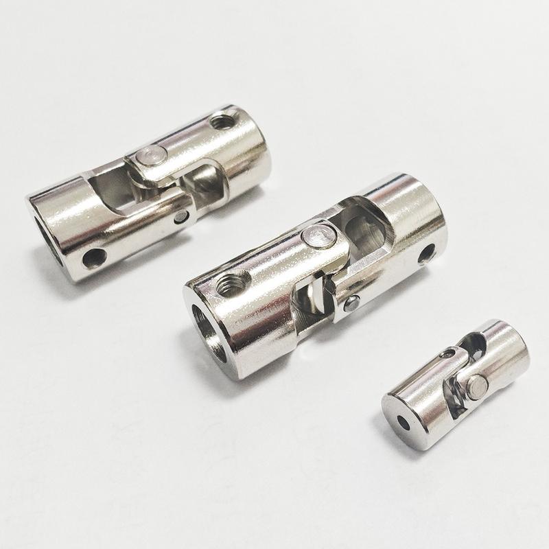 Mới Kim loại Khớp cardan 2.3/3/4/5/6/8/10/12mm Khớp nối trục Nhiều kích cỡ Phổ…