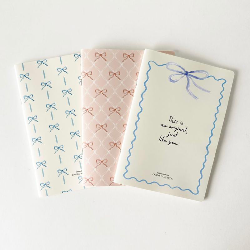 Vở kẻ ngang 120 trang 80 100 trang vở ghi chép xinh xắn vở nơ coquette Crabit Ribbon Collection