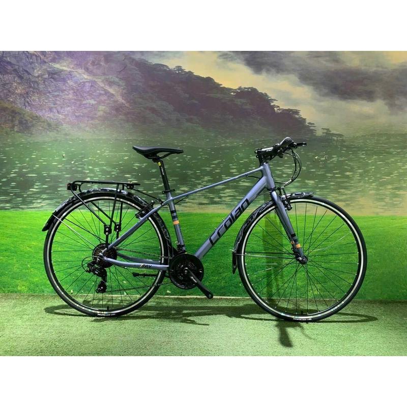 Xe đạp Touring Corolan khung nhôm không mối hàn vành 700c kèm gacbaga chắn bùn