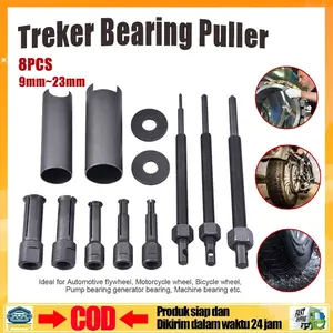 Treker Bearing Puller Set 8 Pcs CVT Treker Lepas Pembuka Bearing Laher Tutup CVT Treker Bearing Dalam Treker Laher