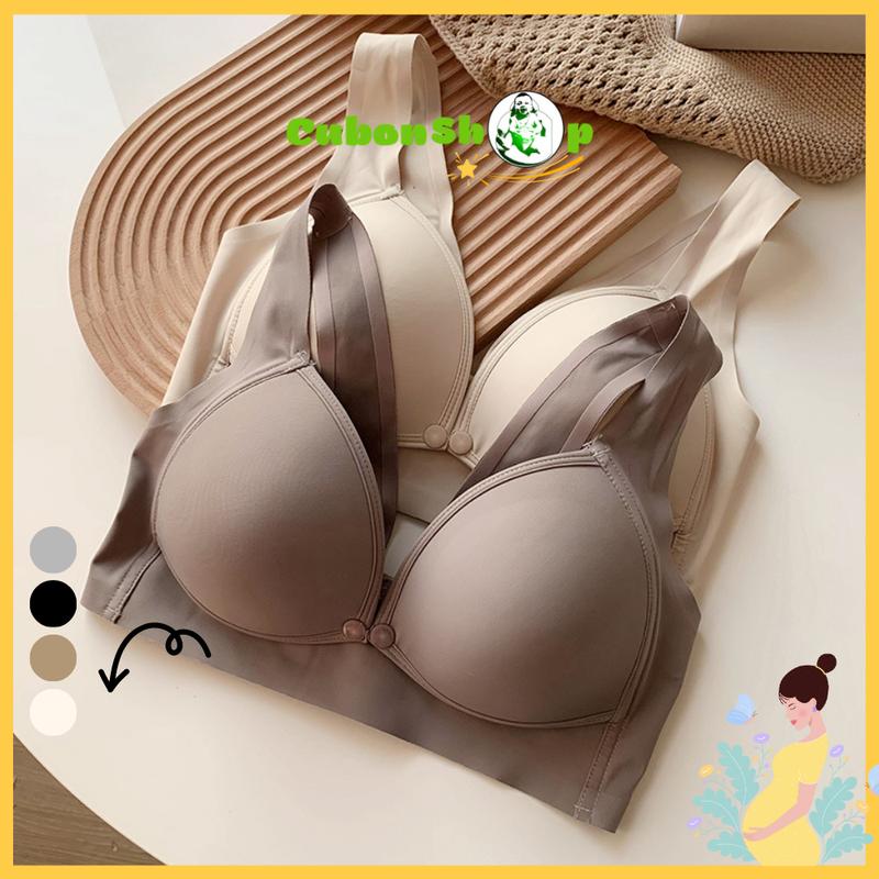 Loại 1+ Nới áo Áo lót cho con bú và sau sinh chống chảy xệ Áo ngực bà bầu Áo bra nâng ngực SU ĐÚC 165 Voi