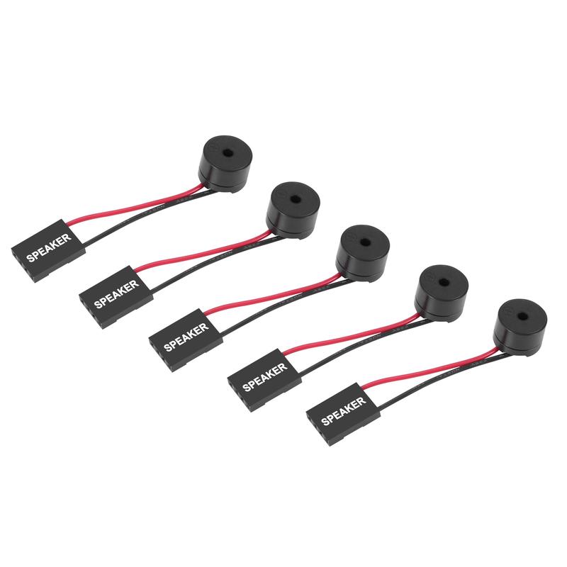 5Pcs Motherboard Speaker Buzzer PC Computer Motherboard Internal Beep Buzzer for Computer Repair 7