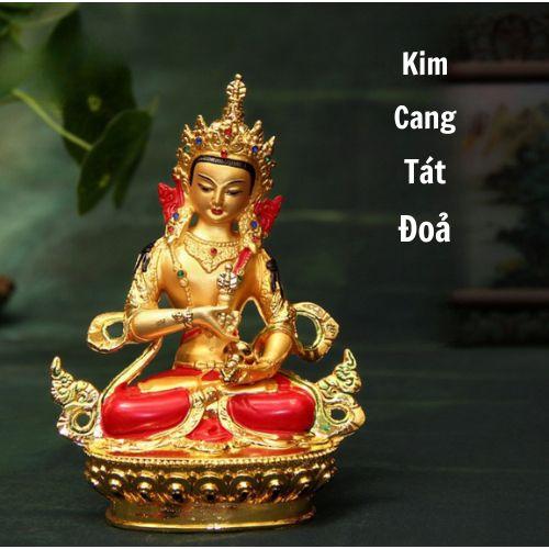 Tượng Kết Hợp Vẽ Tay Tây Tạng Các Ngài Thích Ca,Dược Sư,Tát Đoả,Liên Hoa,TaRa,Tứ Thủ. Decor Decor Phòng 3