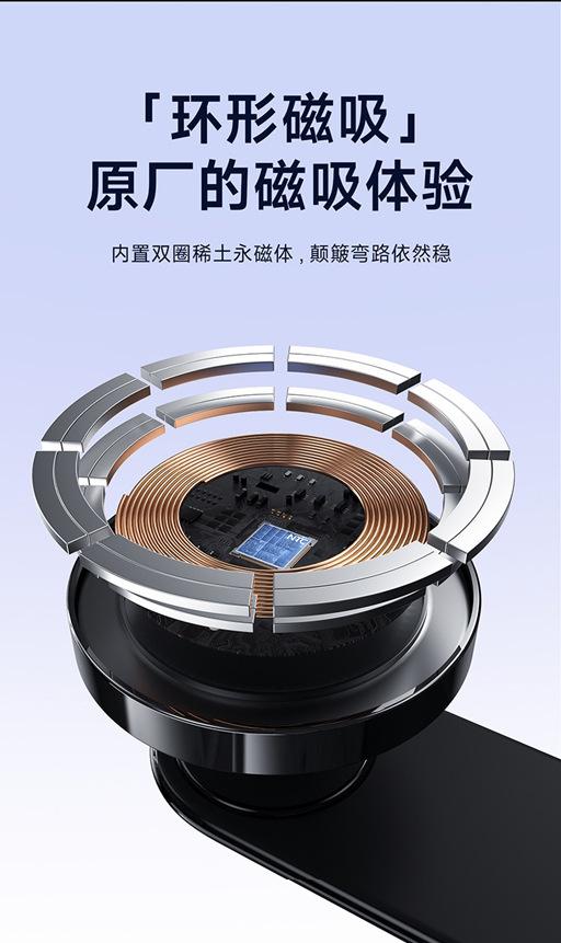 Product Introduction of MagSafe Mount Car Mount Rotating Magnetic Mount Wireless Charging Car Phone Holder for Car Use 28