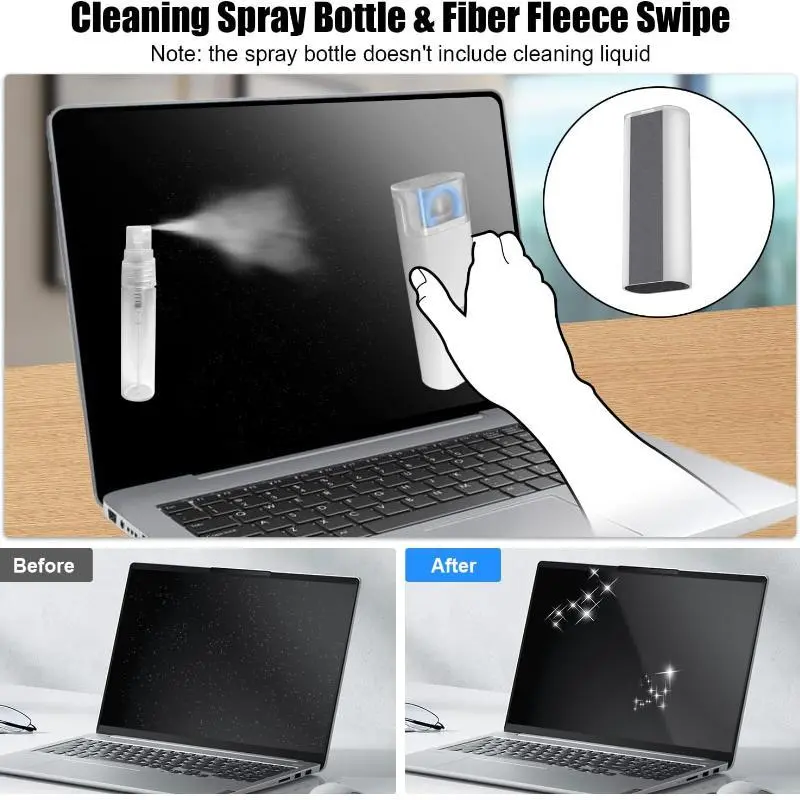 7 in 1 Electronic Cleaner Kit, 1 Count Keyboard Cleaner Kit with Brush, Multifunctional Cleaning Kit for Earphone, Keyboard, Laptop, Phone, PC Monitor 5