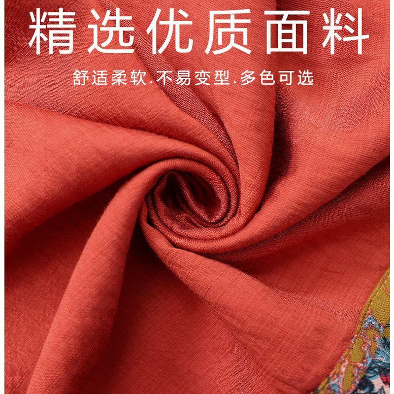 Trang Phục Mùa Hè Cho Mẹ, Dành Cho Phụ Nữ Trung Người Già Và Cao Tuổi, Áo Vải Lanh Và Cotton Phong Cách Dân Tộc, Bộ Hai Mảnh, Thích Hợp Cho Bà, Vào Mùa Hè bộ  sơ  mi  nữ  sang  chảnh set  áo  quần  cho  nấm  lùn combo  4  bộ  đồ  lửng  cho  mẹ set  quần Q 6