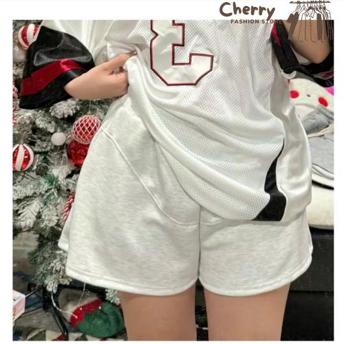 Quần short nữ cạp chun style thoải mái basic chất liệu nỉ hai da mc2104 4